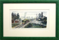 /products/jiri-bouda-zastavka-ve-frahelzi-zelene-ramovana-litografie-s-paspartou/